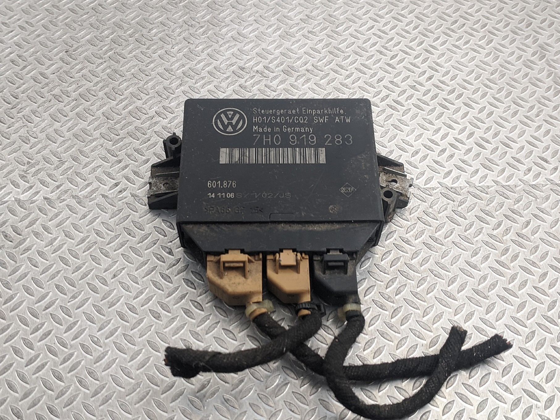 Блок управления парктрониками Volkswagen Touareg (2003-2006) дорестайл - 1