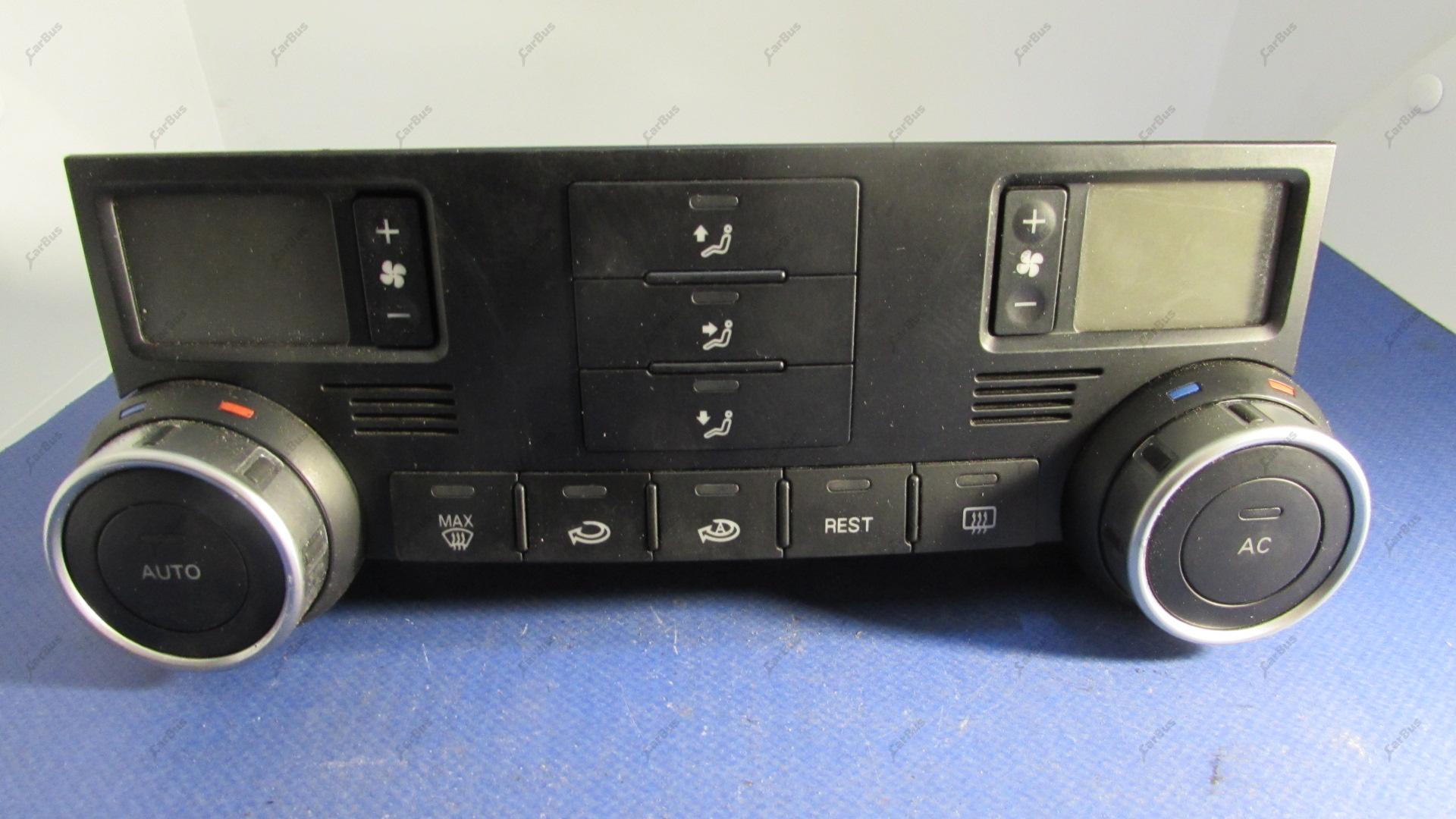 Панель управления климат-контроля Volkswagen Touareg (2007-2010) рестайл - 1