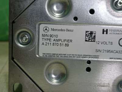 Усилитель акустической системы Mercedes GL X164