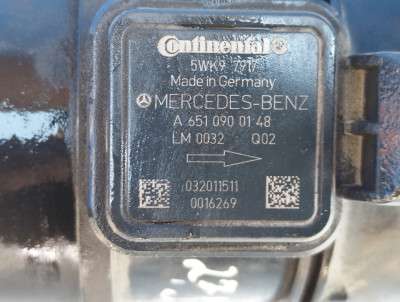 Витратомір повітря (ДМВП) Mercedes-Benz Sprinter W 906 (2006-2014) дорестайл