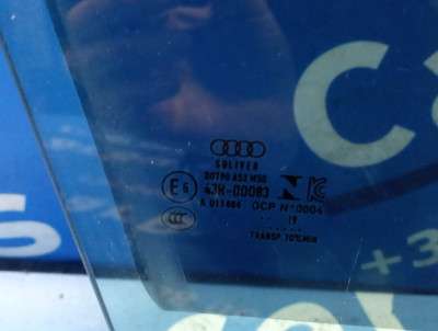 Скло бокових дверей передніх правих Audi E-TRON
