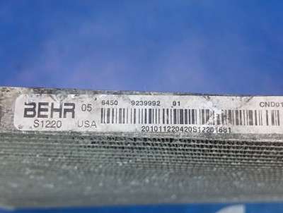 Радиатор кондиционера BMW X5 E70 (2010-2013) рестайл