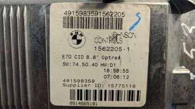 Монітор (дисплей комп`ютера центральний) BMW X5 E70 (2007-2010) дорестайл