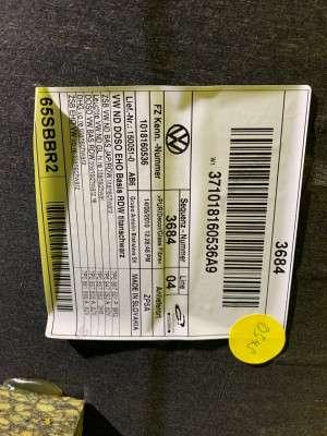 Обшивка потолка (потолок) Volkswagen Touareg NF (2010-2014)