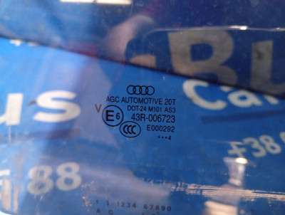 Стекло боковой двери задней правой Audi Q5 (2014-2017) LCI