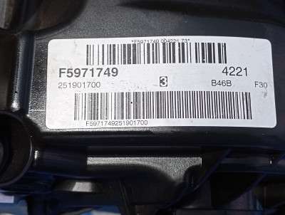 Двигатель F30 B46B20O0 2.0 BMW 3 F30 (2015-2019)