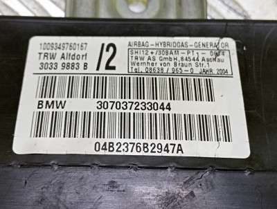 Подушка безпеки в двері BMW X5 E53 (2003-2006) рестайл