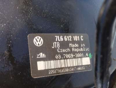 Усилитель тормозов вакуумный Volkswagen Touareg (2007-2010) рестайл