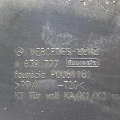 Обшивка (карта) двері передньої лівої Mercedes-Benz Vito W 639 (2003-2010) дорестайл