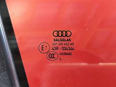 Стекло форточки двери передней правой Audi Q7 4M(2015-2020) - 3
