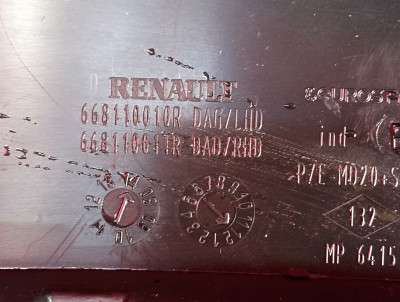 Жабо пластик RENAULT MASTER III