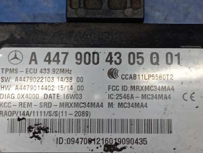 Датчик ускорения (esp) Mercedes-Benz Vito W 447 (2014-2018)