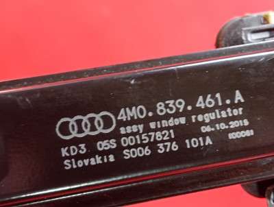 Склопідйомник електричний двері задньої лівої Audi Q7 4M(2015-2020)