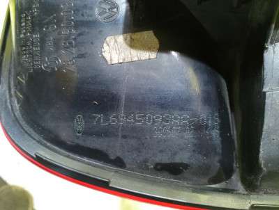 Ліхтар кришки багажника лівий Volkswagen Touareg (2007-2010) рестайл