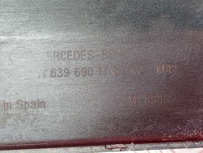 Накладка декоративная (молдинг) кузовной Mercedes-Benz Vito W 639 (2003-2010) дорестайл