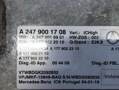 Блок комфорта Mercedes GLE V167 (2018-2025)