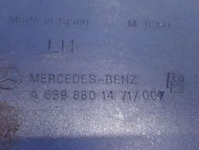 Ікло (кут) бампера лівий Mercedes-Benz Vito W 639 (2003-2010) дорестайл