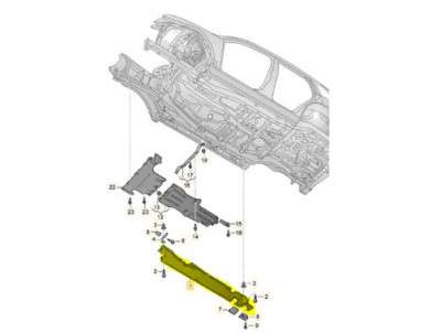 Защита днища Volkswagen Touareg (2007-2010) рестайл