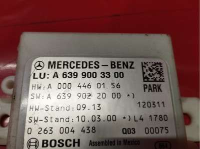 Блок управления парктрониками Mercedes-Benz Vito W 639 (2010-2014) рестайл