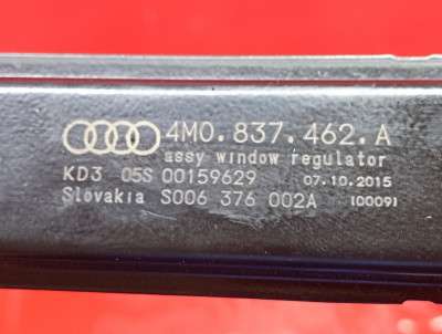 Стеклоподъемник электрический двери передней правой Audi Q7 4M(2015-2020)