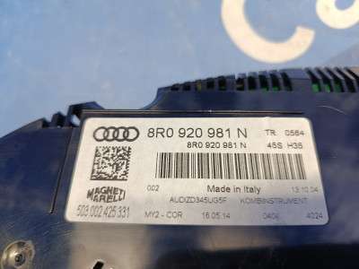 Панель приборная (щиток приборов) Audi Q5 (2014-2017) LCI