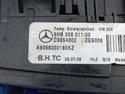 Блок керування клімат-контролю Mercedes-Benz Sprinter W 906 (2006-2014) дорестайл
