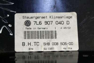 Панель управления климат-контроля Volkswagen Touareg (2003-2006) дорестайл - 3