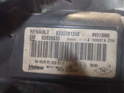 Фара передня права Renault Trafic II, Opel Vivaro II, Nissan Primastar II (2006-2014) рестайл