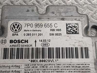 Блок управления подушками безопасности Volkswagen Touareg NF (2010-2014)