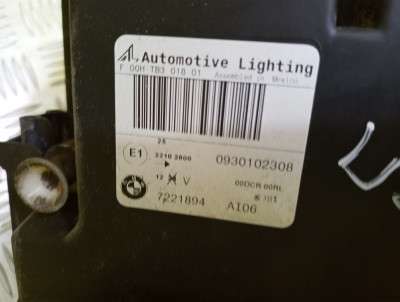 Фара передня права BMW X5 E70 (2010-2013) рестайл