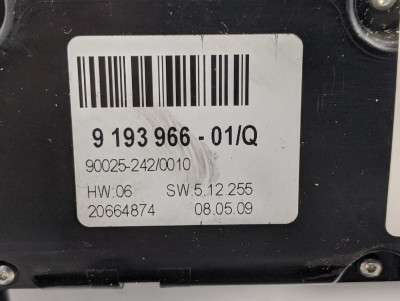 Панель управления климат-контроля BMW X5 E70 (2007-2010) дорестайл