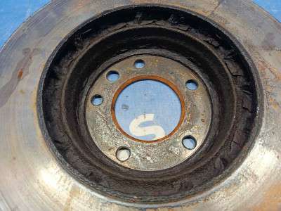 Диск тормозной передний Volkswagen Touareg (2003-2006) дорестайл