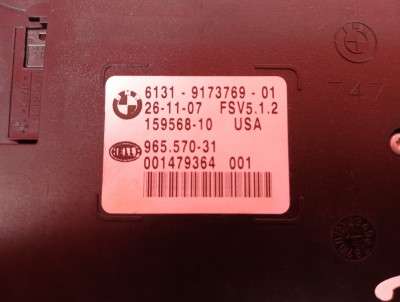 Плафон салону (ліхтар) BMW X5 E70 (2007-2010) дорестайл