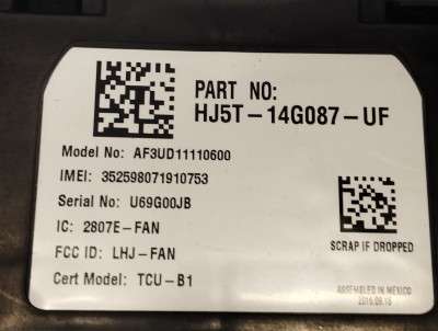 Блок телематика (Combox telematik) Ford Escape 3 FL ( 2012 - 2019 ) - 2