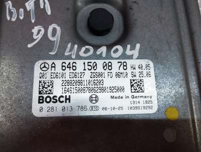 Блок керування двигуном Mercedes-Benz Vito W 639 (2003-2010) дорестайл - 4