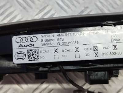 Плафон салону (ліхтар) Audi Q7 4M(2015-2020)